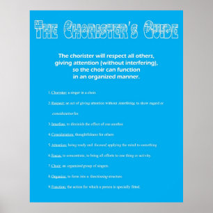 Poster Guia do Corister