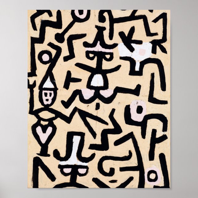 Pôster Guia dos Comediantes: Paul Klee 1938 (Frente)