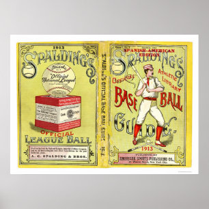 Poster Guia oficial 1913 do basebol