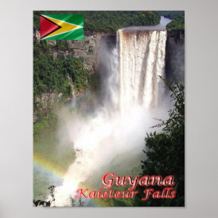 Poster Guiana - Kaieteur Falls -