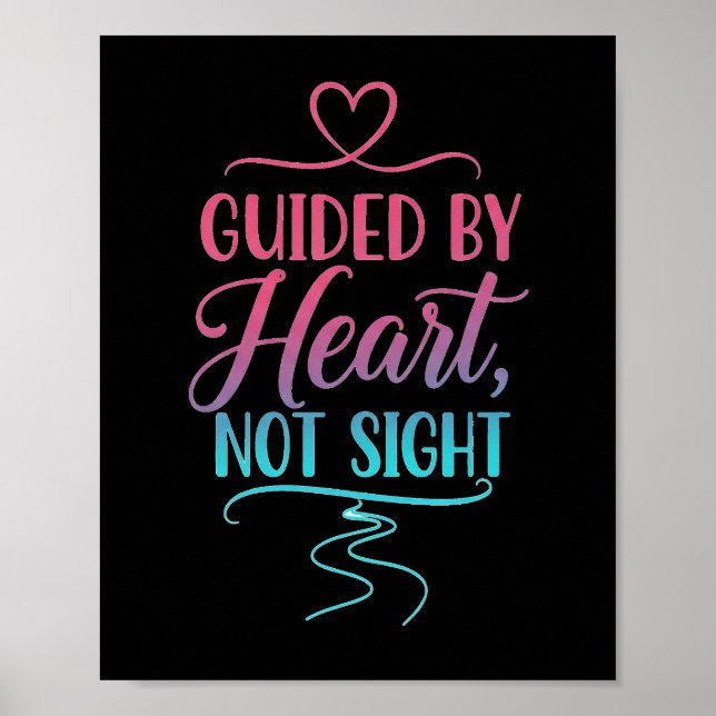 Poster Guide By Heart, Not Sight (Frente)