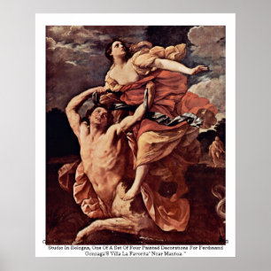 Pôster Guido Reni, abducção do Louvre 1620-21 de