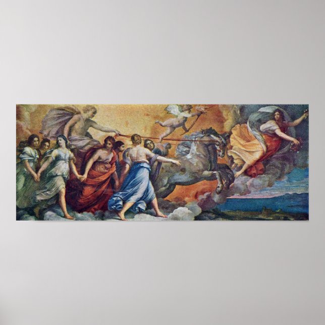Pôster Guido Reni - Aurora seguindo Apollo em seu carro (Frente)