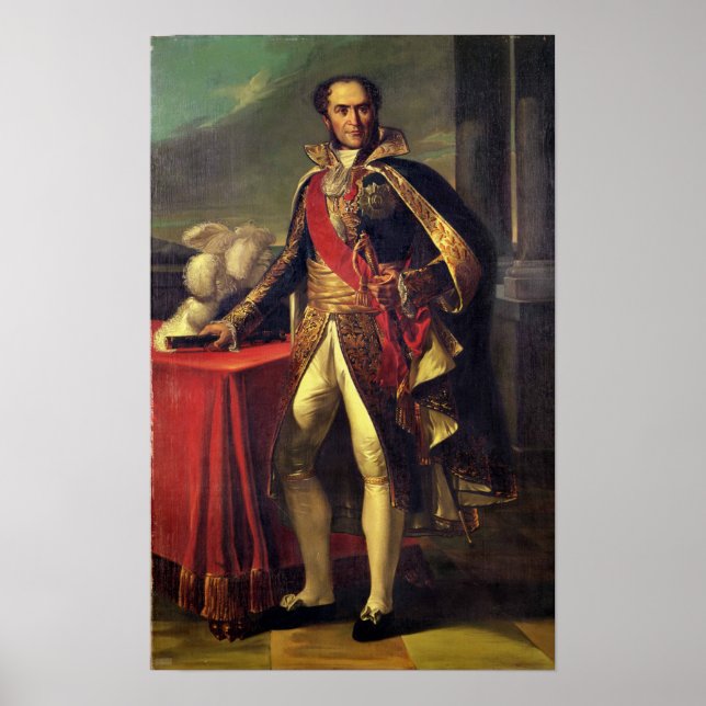 Poster Guillaume Brune após uma pintura (Frente)