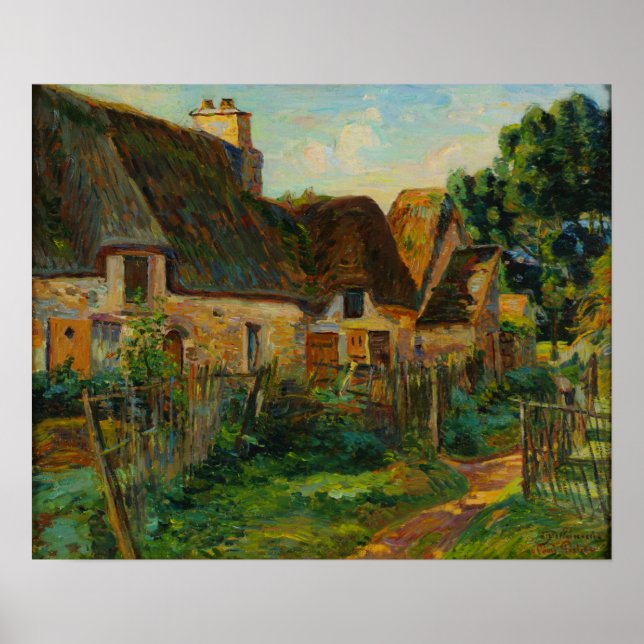 Poster Guillaumin - Aldeia Na Ilha De França (Frente)