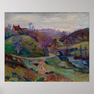 Poster Guillaumin - Crozant Pont Charraud