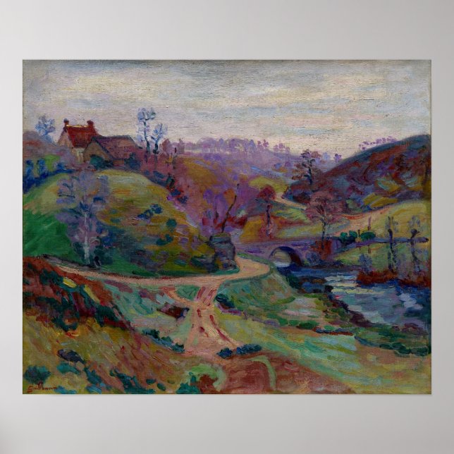 Poster Guillaumin - Crozant Pont Charraud (Frente)