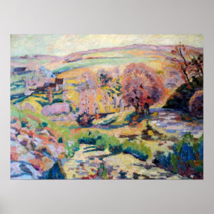 Poster Guillaumin - Les Fermes Du Pont Charraud 1918