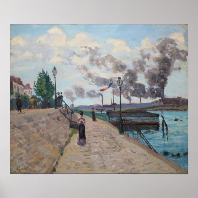 Poster Guillaumin - O Sena Em Charenton (Frente)