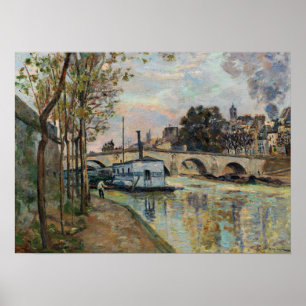 Poster Guillaumin - O Sena Em Paris 1874