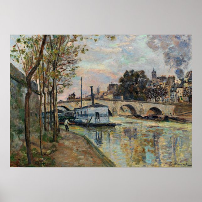 Poster Guillaumin - O Sena Em Paris 1874 (Frente)