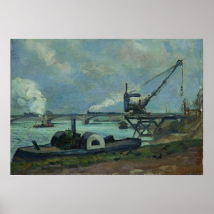 Poster Guillaumin - The Seine In Paris 1880