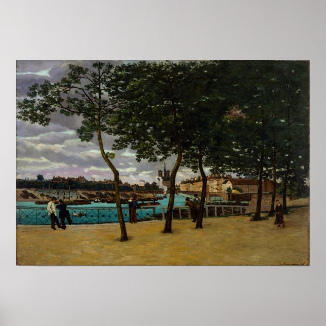 Poster Guillaumin - View Of The Seine Paris (Frente)