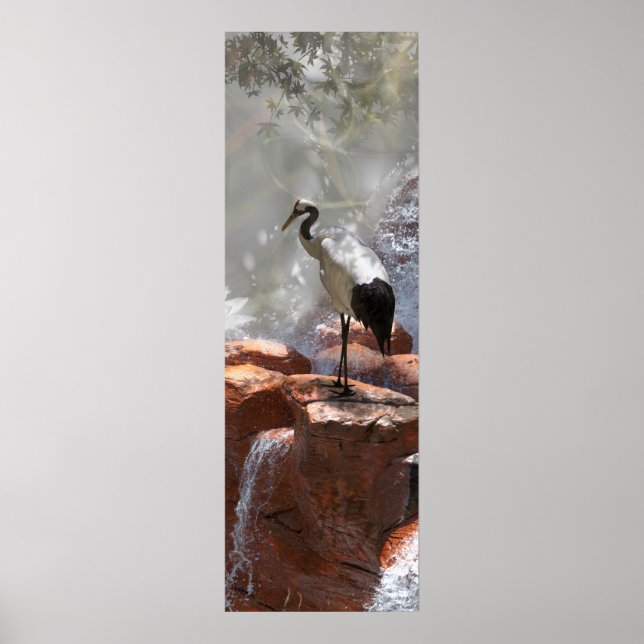 Poster guindaste japonês "Longevity" (Frente)