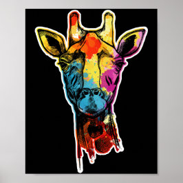 Poster Guiné Pig Christmas Reindet Lights