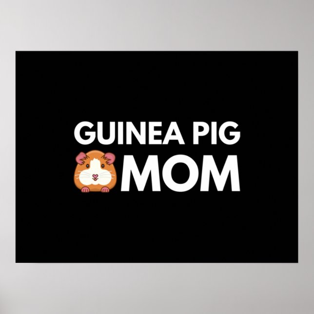 Poster Guiné Pig Mãe (Frente)
