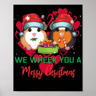 Poster Guiné Pig Roque Um Feliz Natal