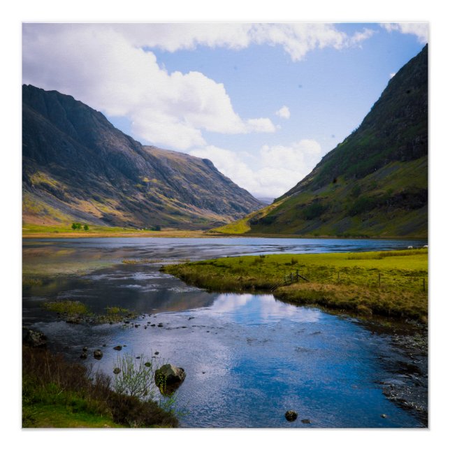 Pôster guisado natural, montanha (Frente)