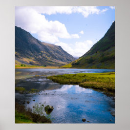 Poster guisado natural, montanha