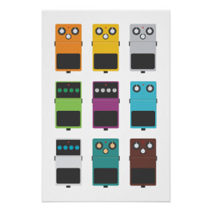 Pôster Guitar Effects