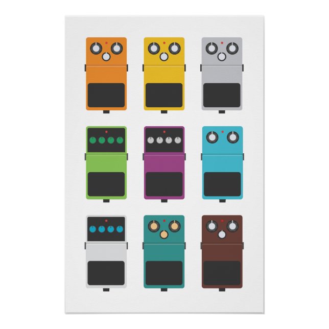 Pôster Guitar Effects (Frente)