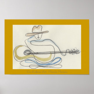 Poster Guitar Oneliner