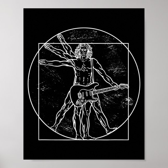 Poster Guitar Player Guitar Musical Instrument Guitarist  (Frente)