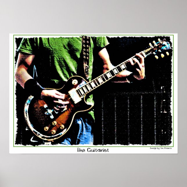 Poster Guitarista (Frente)