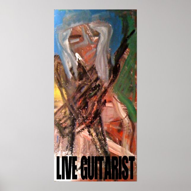 PÔSTER GUITARISTA VIVO (Frente)