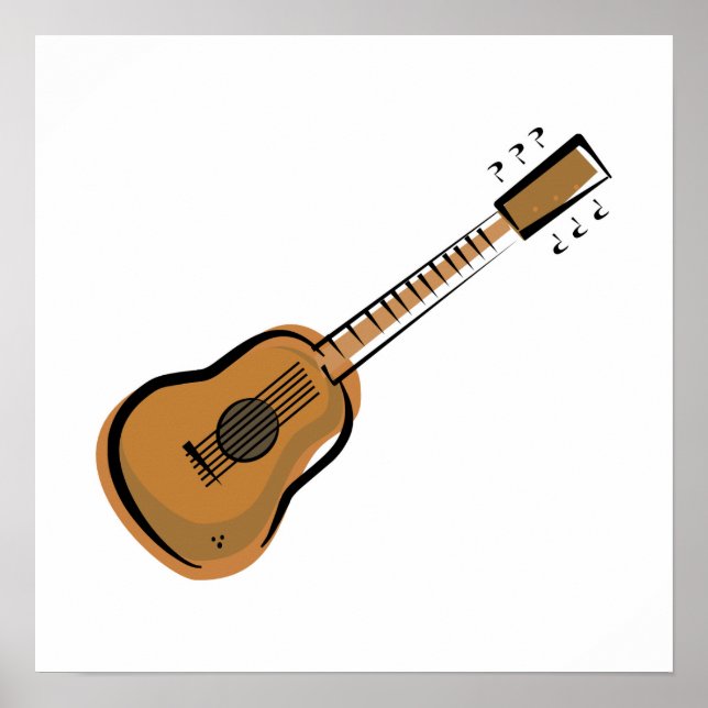 Poster guitarra (Frente)