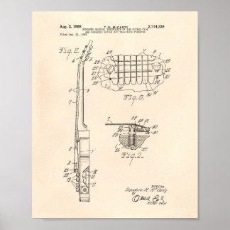 Pôster Guitarra 1955, Anterior Arte Patente