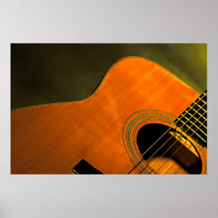 Poster Guitarra acústica