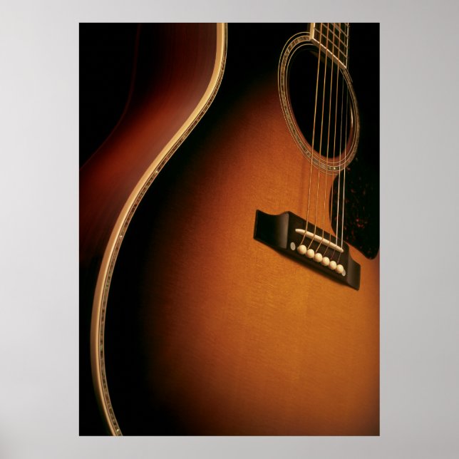 Poster guitarra acústica (Frente)