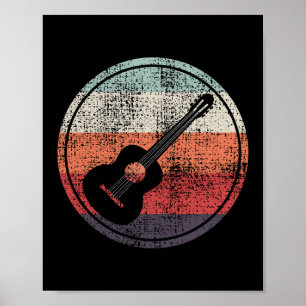 Poster Guitarra Acústica Músico Músico Músico Assassino R