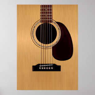 Poster Guitarra acústica superior Spruce