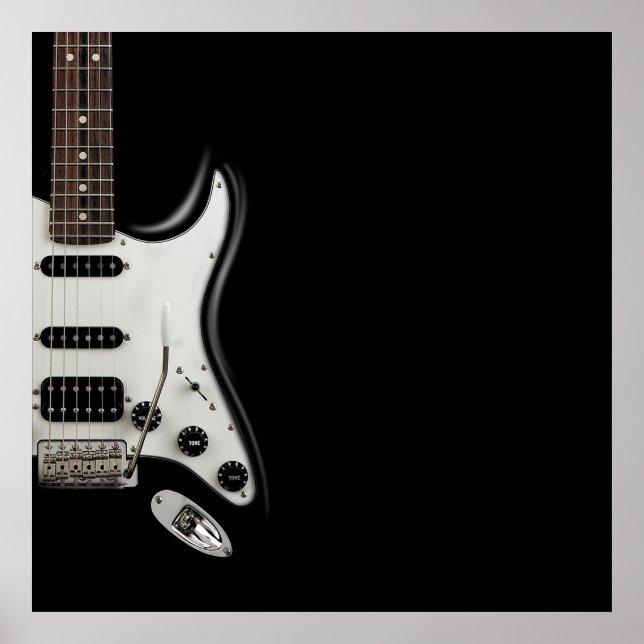 Poster Guitarra Clássica - Icônica Stratocaster (Frente)