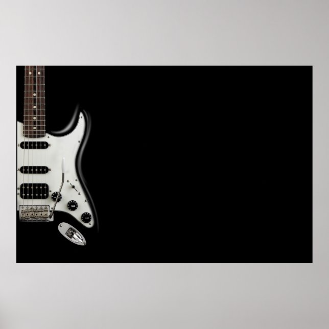 Poster Guitarra Clássica - Icônica Stratocaster (Frente)