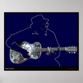 Poster Guitarra de Aço