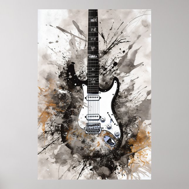 Poster Guitarra de Sete Cordas (Frente)