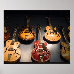 Pôster Guitarra do vintage