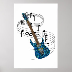 Poster Guitarra elétrica