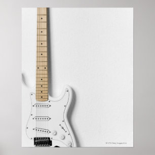 Poster Guitarra elétrica branca 3