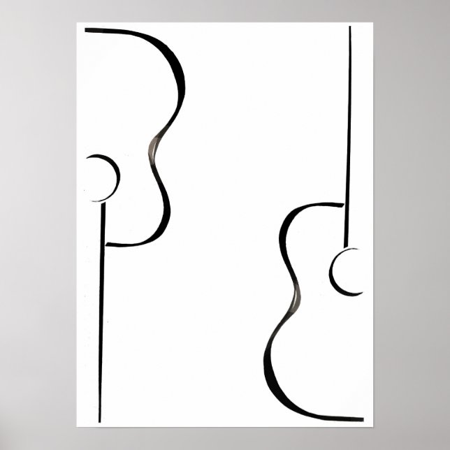 Pôster Guitarras (Frente)