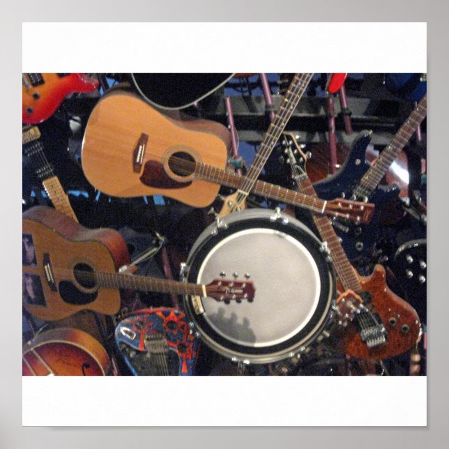 Pôster Guitarras (Frente)