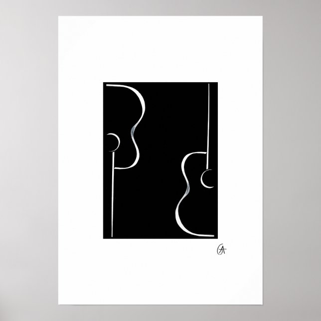 Pôster Guitarras (Frente)