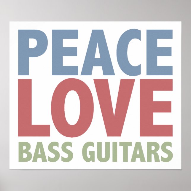 Pôster Guitarras do Peace Love (Frente)