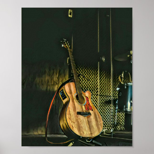 Poster Guitarrista (Frente)