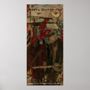 Poster Guitarristas Rasta