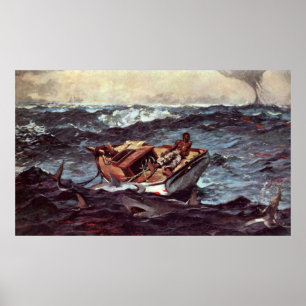 Pôster Gulf Stream por Winslow Homer