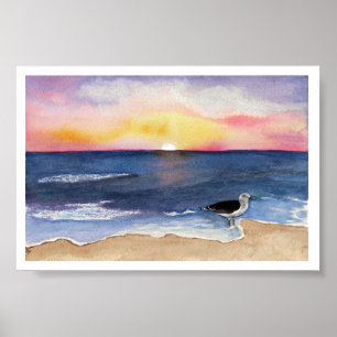 Poster Gull em Dusk